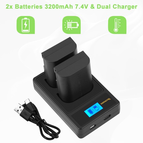 E6n batteria e - 2x, lp-e6n