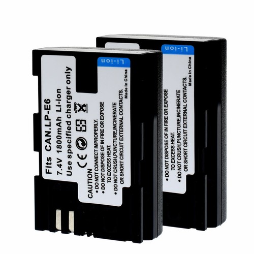 Batteria e6 lp e6n - 2x,