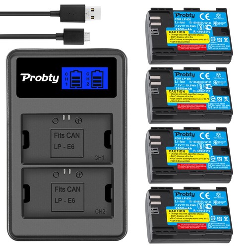 Batteria per canon eos - lp-e6,
